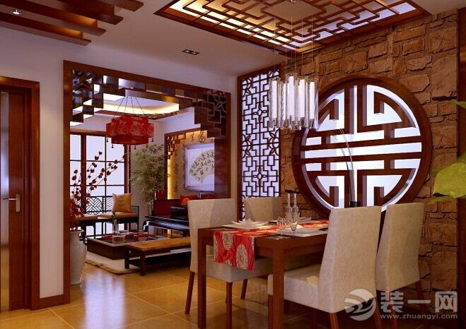 中式餐厅装修设计效果图